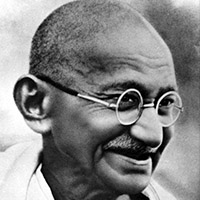 Махатма Ганди - цитата о юморе