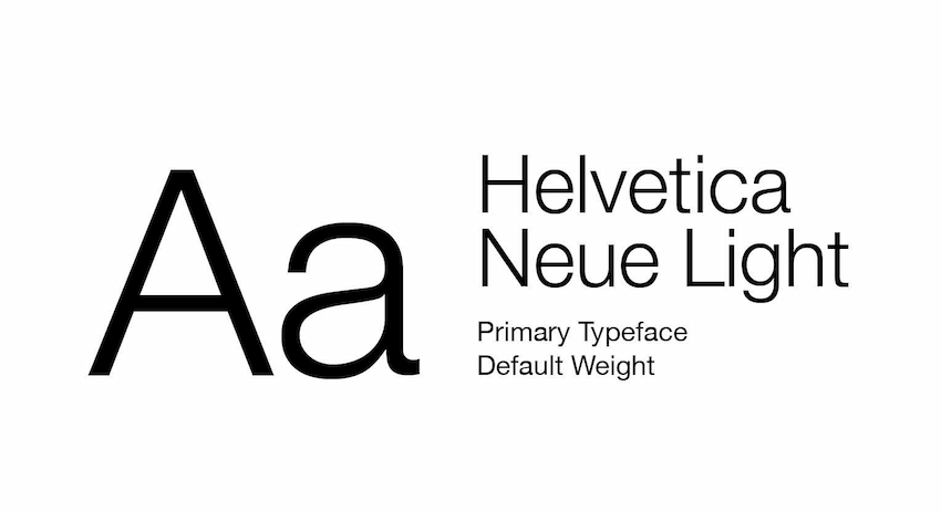 Light Typeface Style